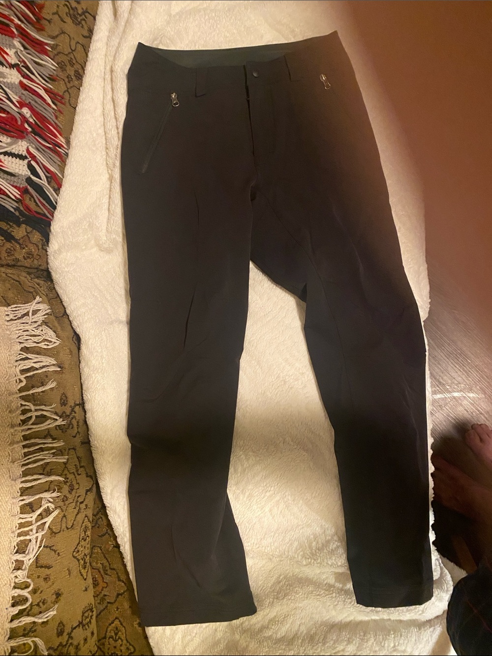 REI Black Stretch Chino-Style Men's Pants